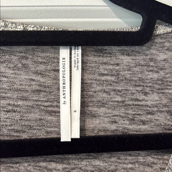 Anthropologie Silver Sequin Wrap Tank Top - Picture 2 of 3